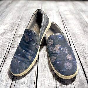 Ted Baker Chaise Blue Floral Men's Slip On Loafers Shoes size 8